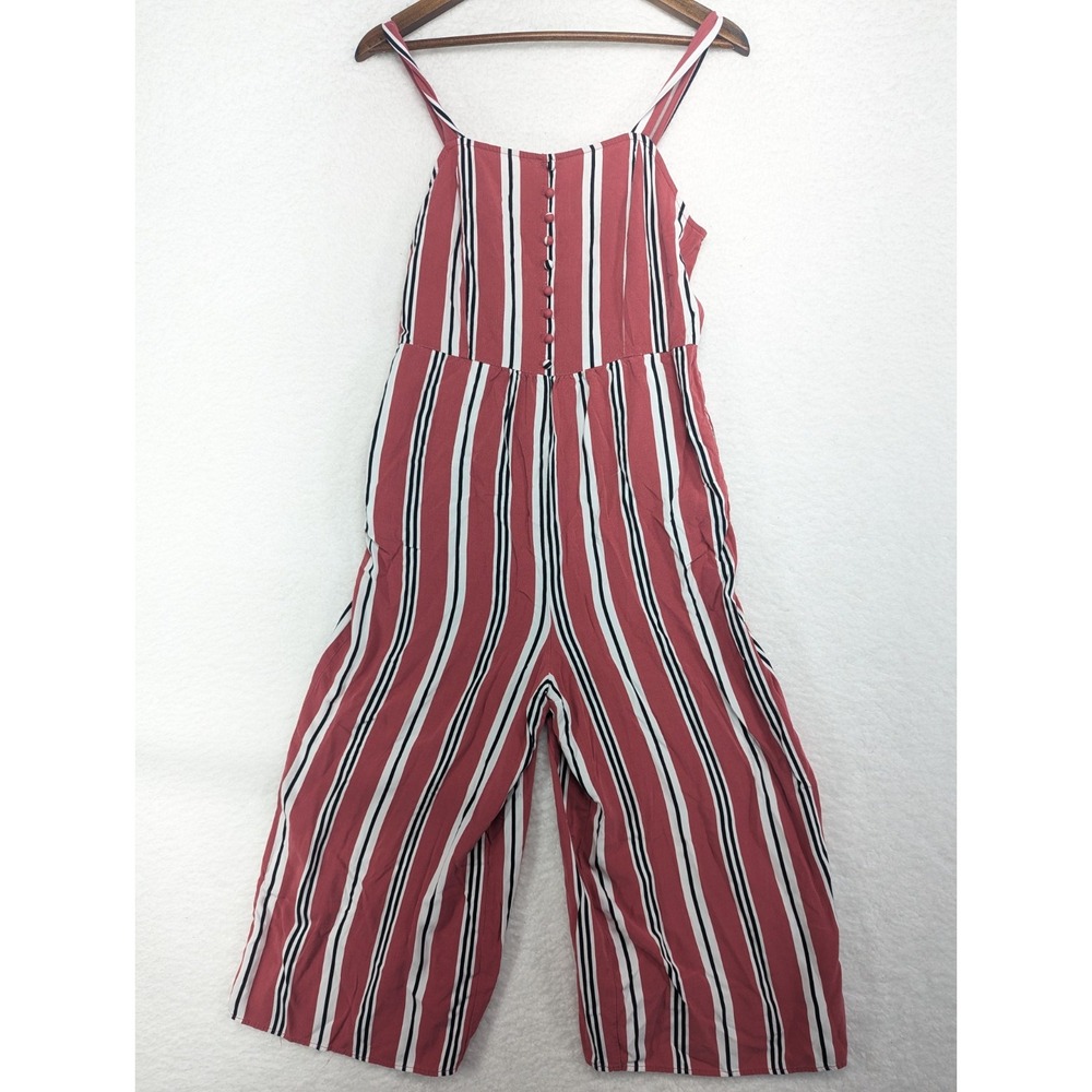 Pink Rose Women's Dark Salmon Pink Jumpsuit Romper L